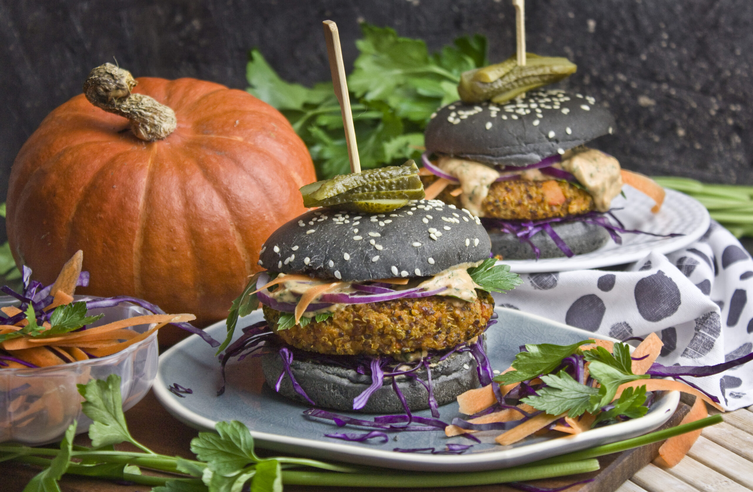 Kürbis-Quinoa-Burger – Der Herbst ist da! |Toastenstein