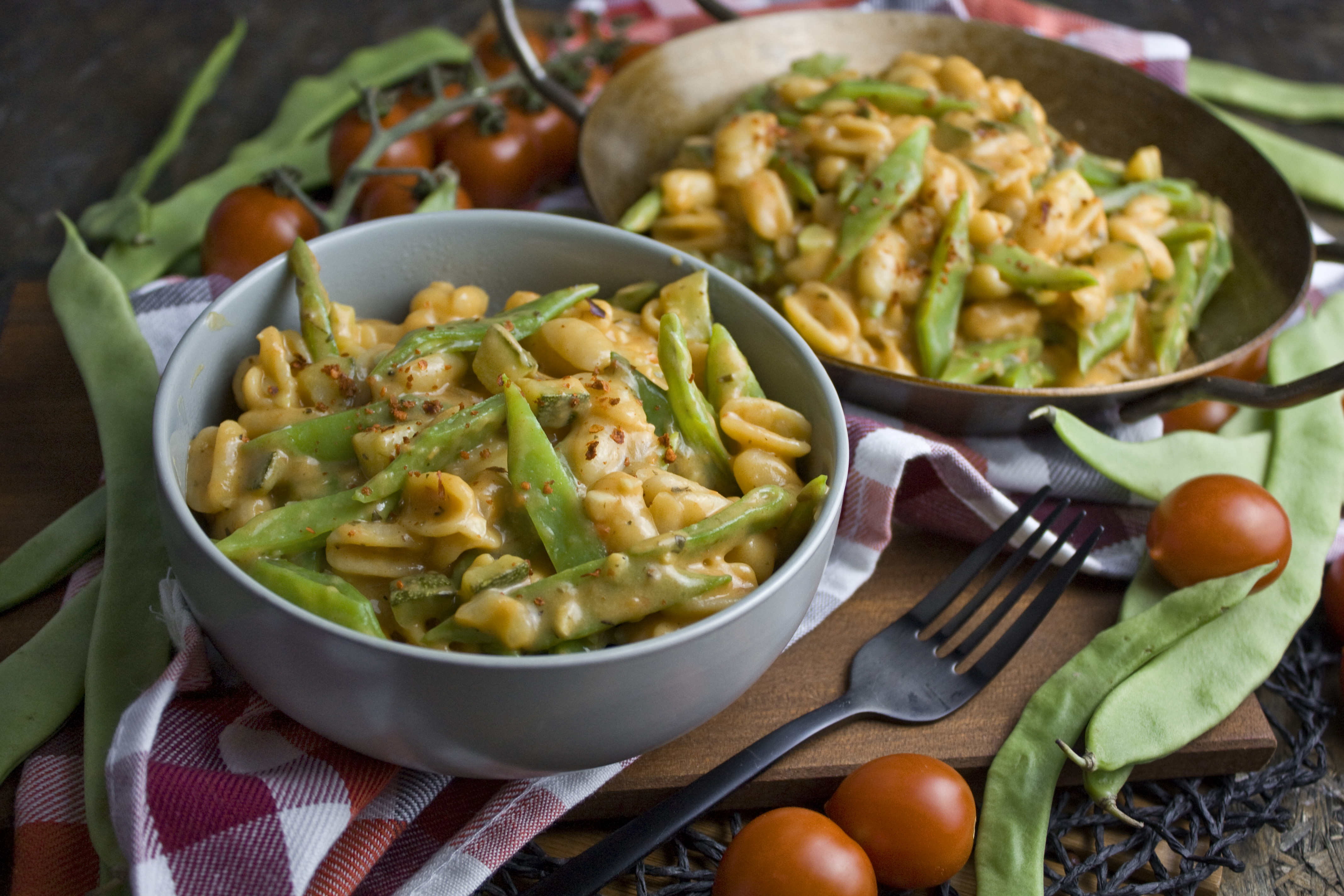 One Pot Baby Nudel Bohnen Topf Mit Zucchini Toastenstein Com 