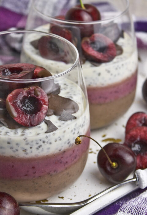 Schwarzwälderkirsch-Chia-Pudding | Toastenstein