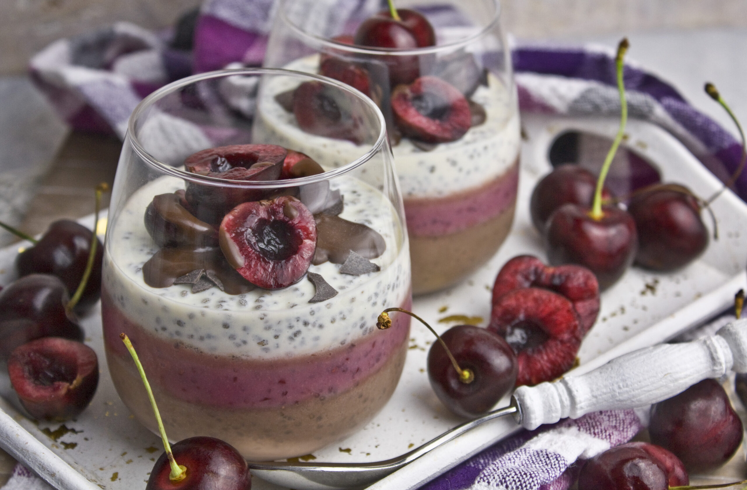 Schwarzwälderkirsch-Chia-Pudding | Toastenstein