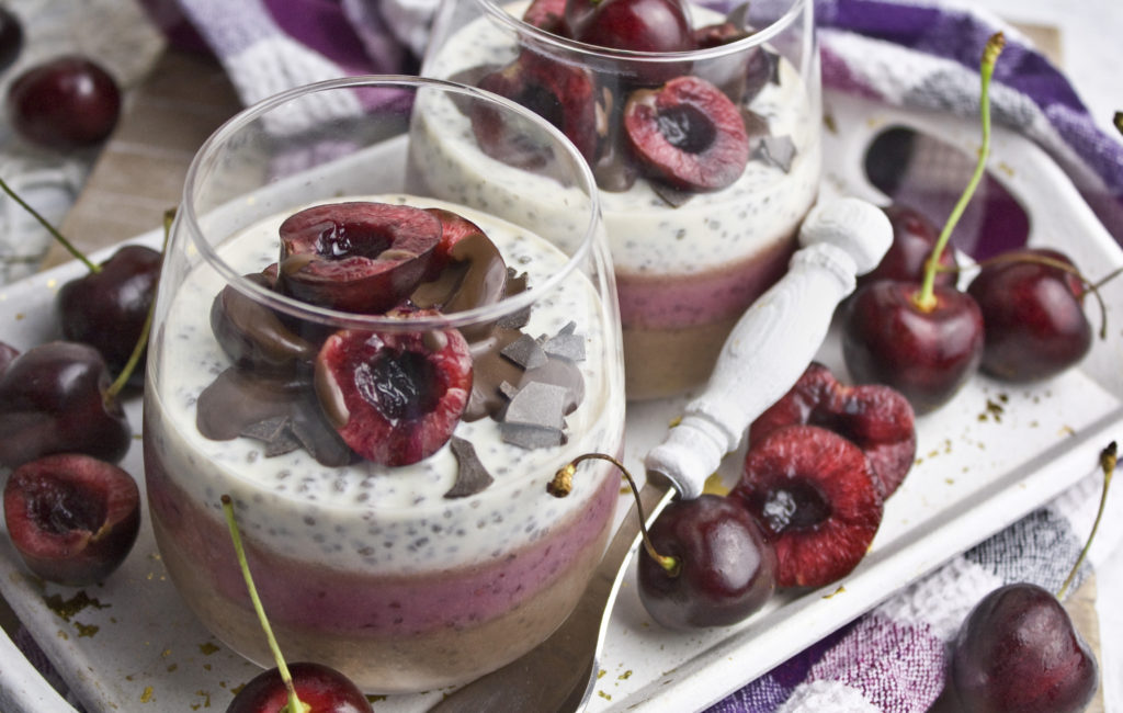 Schwarzwälderkirsch-Chia-Pudding | Toastenstein