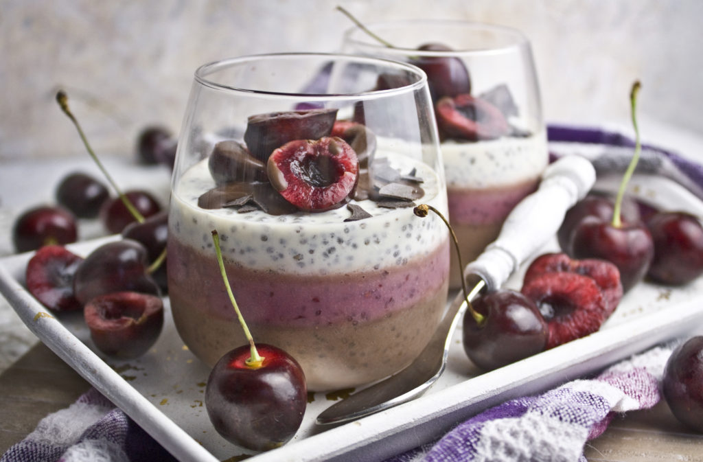 Schwarzwälderkirsch-Chia-Pudding | Toastenstein