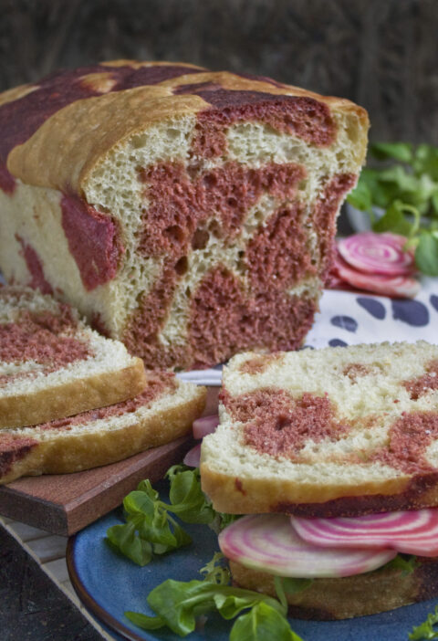 Frisches Fleckenbrot mit Roter Bete | Toastenstein