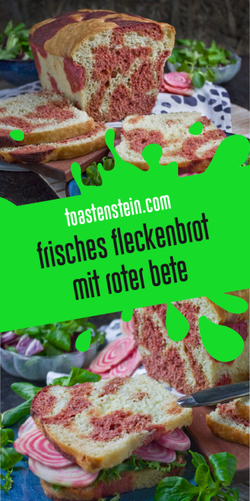 Frisches Fleckenbrot mit Roter Bete | Toastenstein