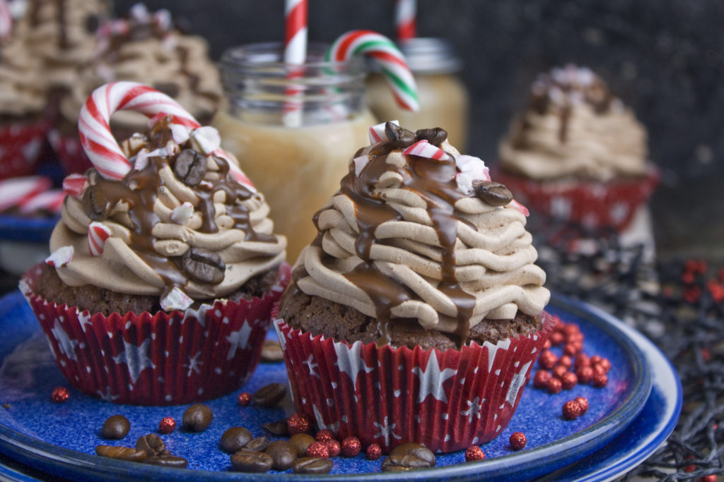 Schokoladige Mokka-Minz-Cupcakes | Toastenstein