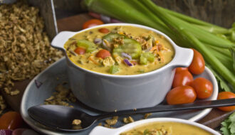 Vegane Cheeseburger-Suppe [Frankenfoods] | Toastenstein