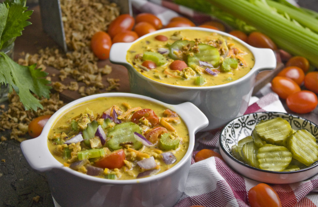 Vegane Cheeseburger-Suppe [Frankenfoods] | Toastenstein