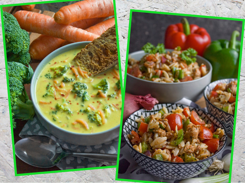Neujahrsvorsätze: Tipps für angehende Veganer – Brokkoli-Käse-Suppe – Gyros-Nudelsalat | Toastenstein