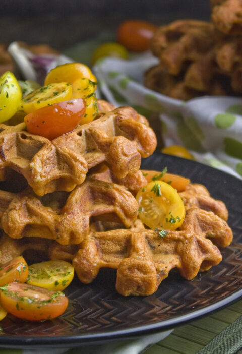 Tomaten-Knoblauch-Waffeln – Für echte Knobi Fans! | Toastenstein