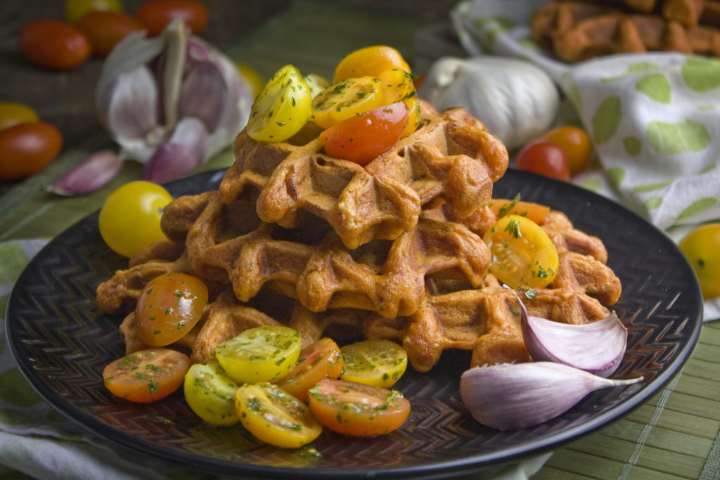 Tomaten-Knoblauch-Waffeln – Für echte Knobi Fans! | Toastenstein