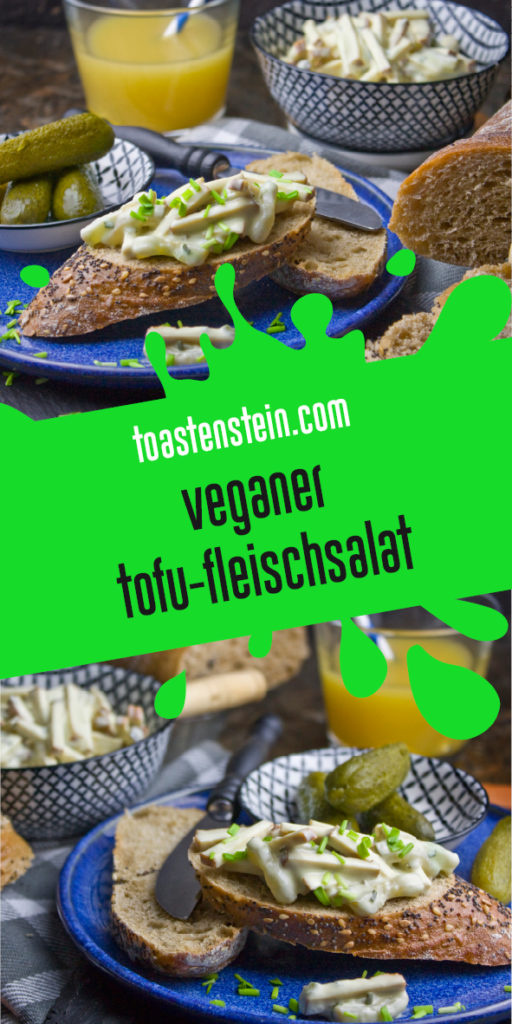 Veganer Tofu-Fleischsalat – Perfekt zur Brotzeit!