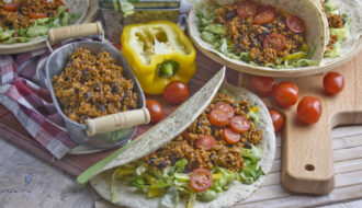 Qunioa-Bohnen-Tacos | Toastenstein