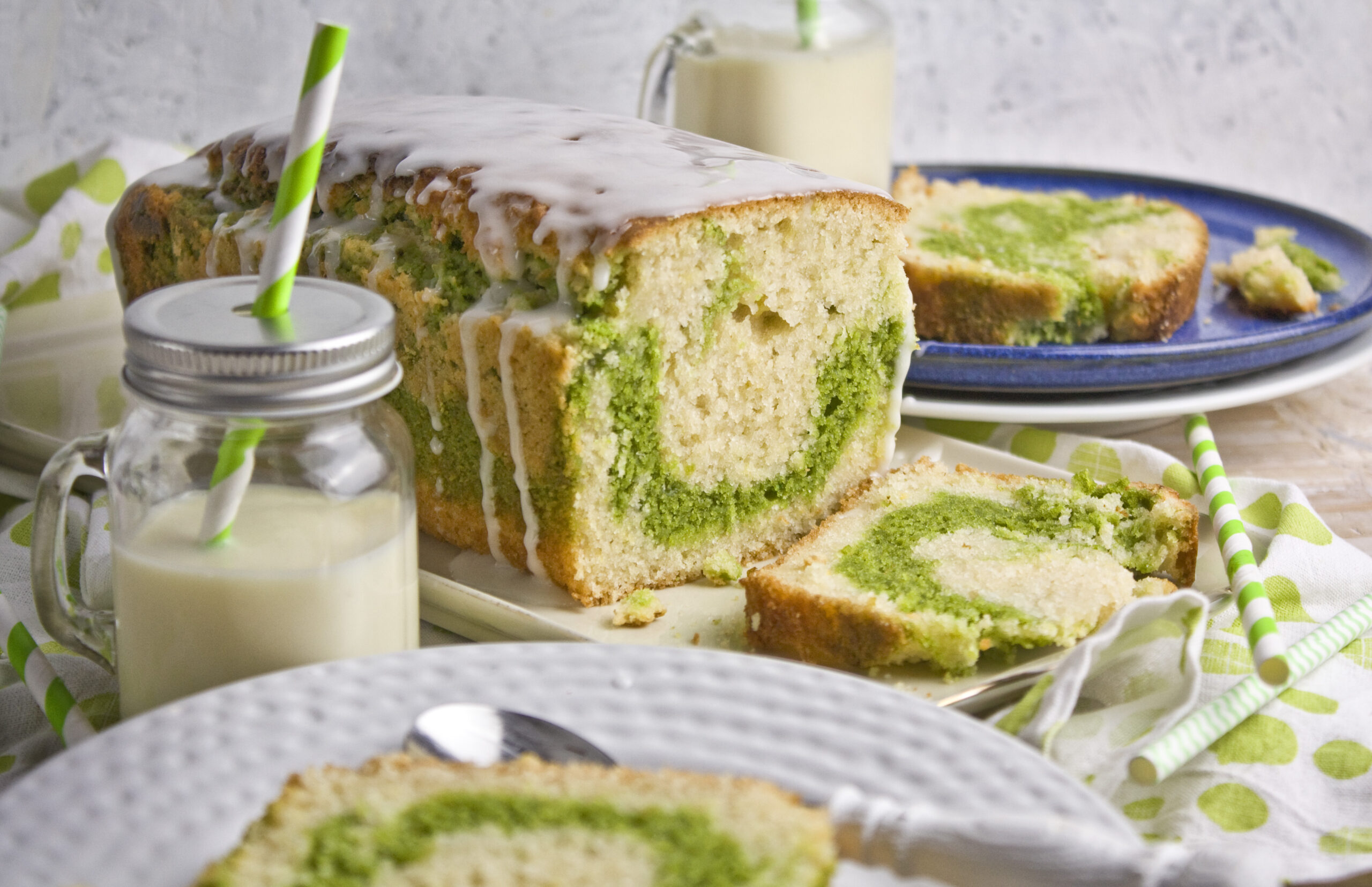 Zitronen-Matcha-Kuchen – Tea Time! | Toastenstein