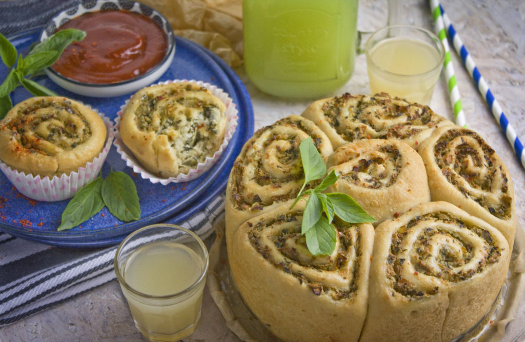 Fluffige Artischocken-Spinat-Schnecken | Toastenstein
