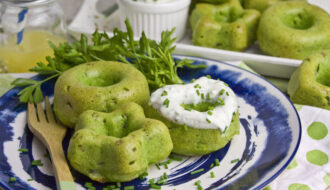 Gebackene Bärlauch-Petersilien-Donuts | Toastenstein
