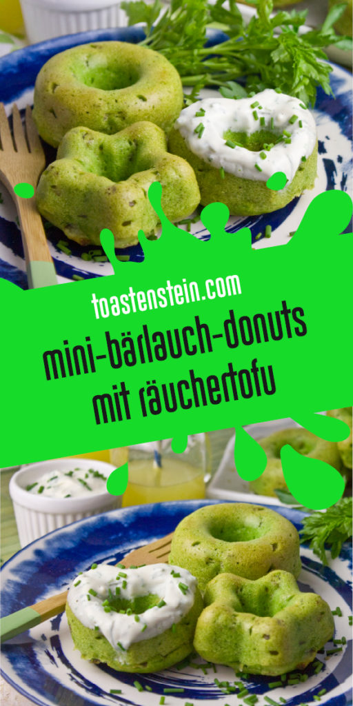 Gebackene Bärlauch-Petersilien-Donuts | Toastenstein