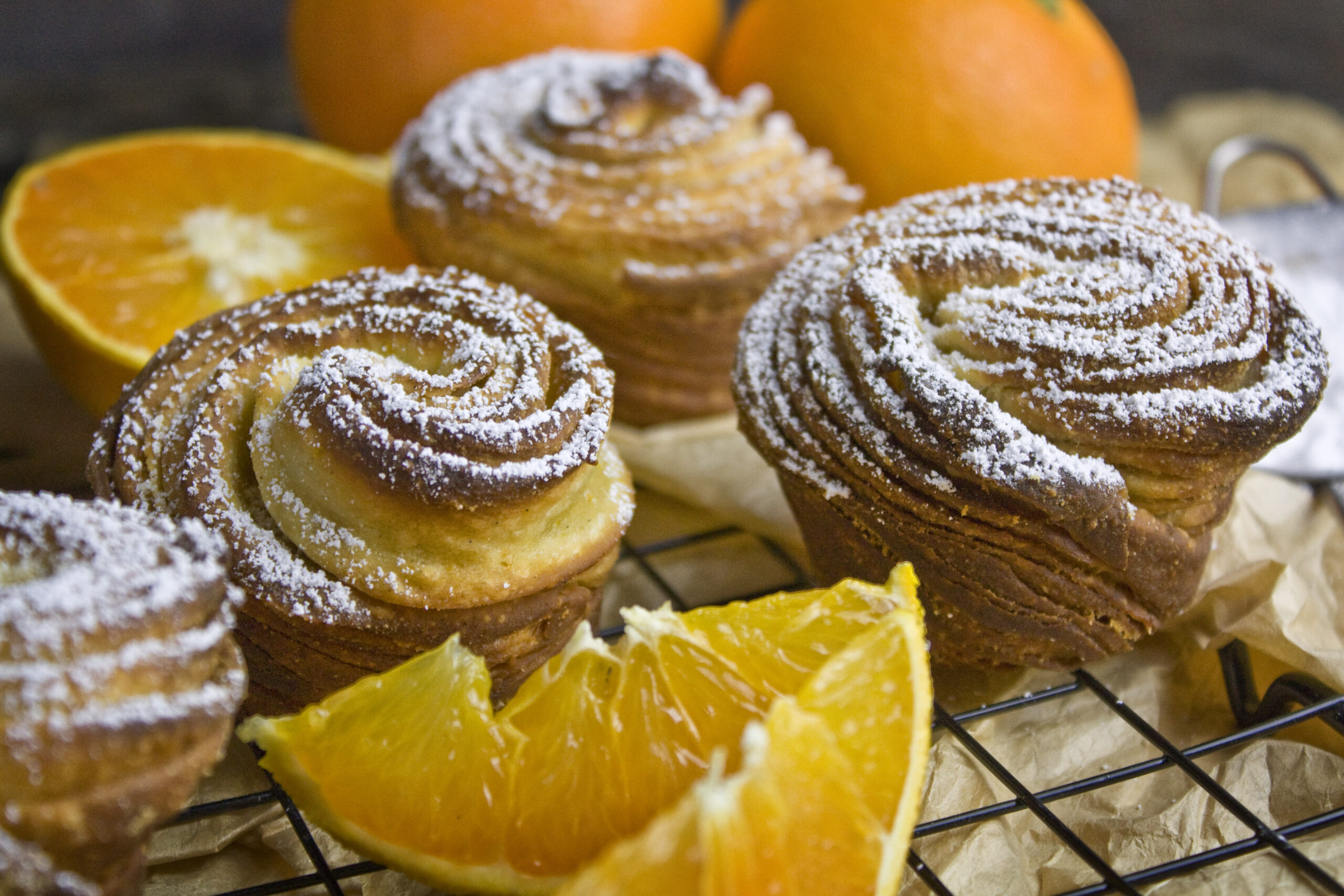 Orangen-Vanille-Cruffins [Frankenfood] | Toastenstein