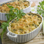 Kartoffel-Spargel-Auflauf mit Frühlingszwiebeln | Toastenstein