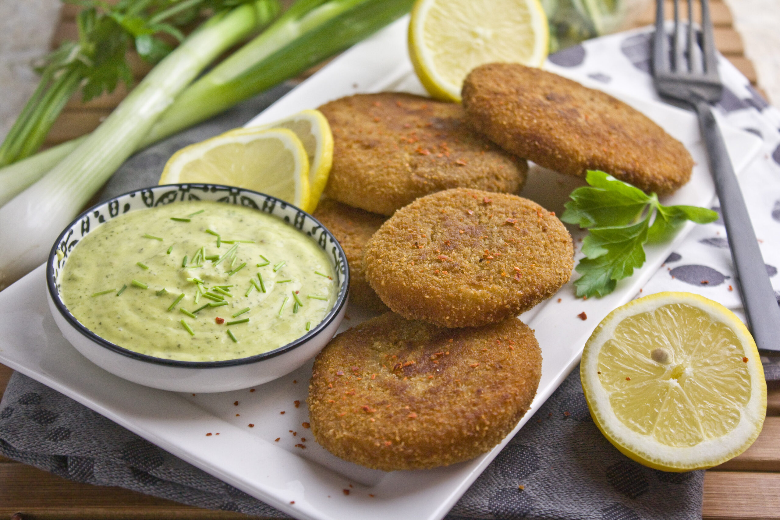 Kohlrabi-Schnitzel mit Kräuter-Aioli | Toastenstein