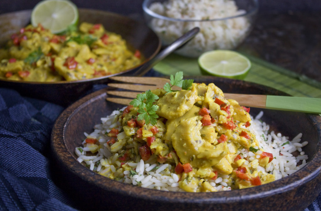 Veganes Kokos-Limetten-Hühnchen - Toastenstein.com