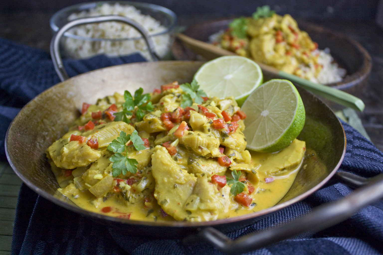 Veganes Kokos-Limetten-Hühnchen - Toastenstein.com