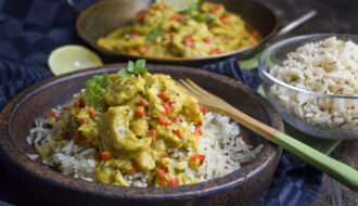 Veganes Kokos-Limetten-Hühnchen | Toastenstein