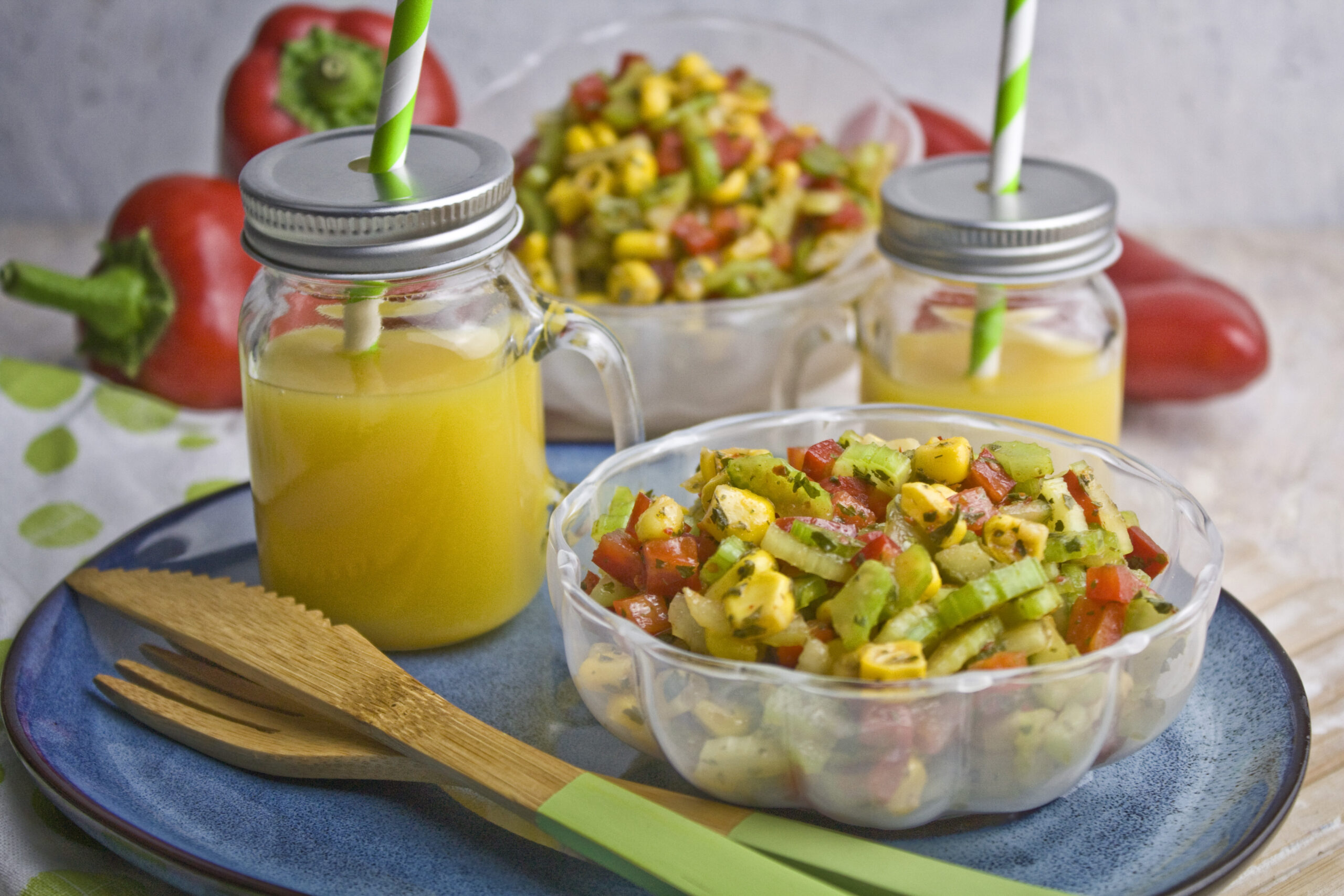 Scharfer Sellerie-Mais-Salat - Für die Grillsaision | Toastenstein