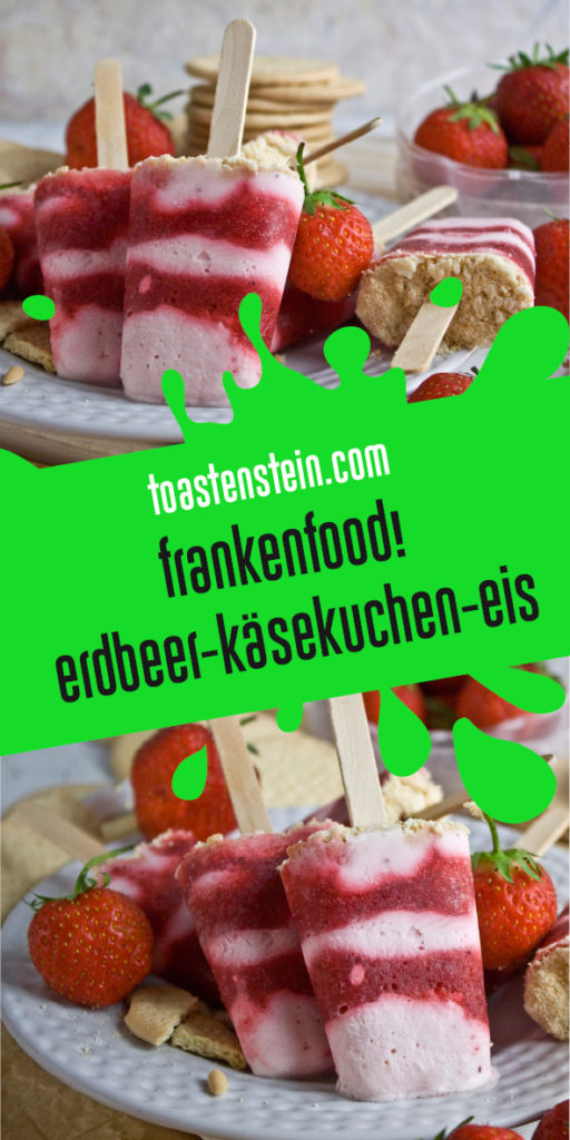 Erdbeer-Käsekuchen-Eis [Frankenfoods] | Toastenstein