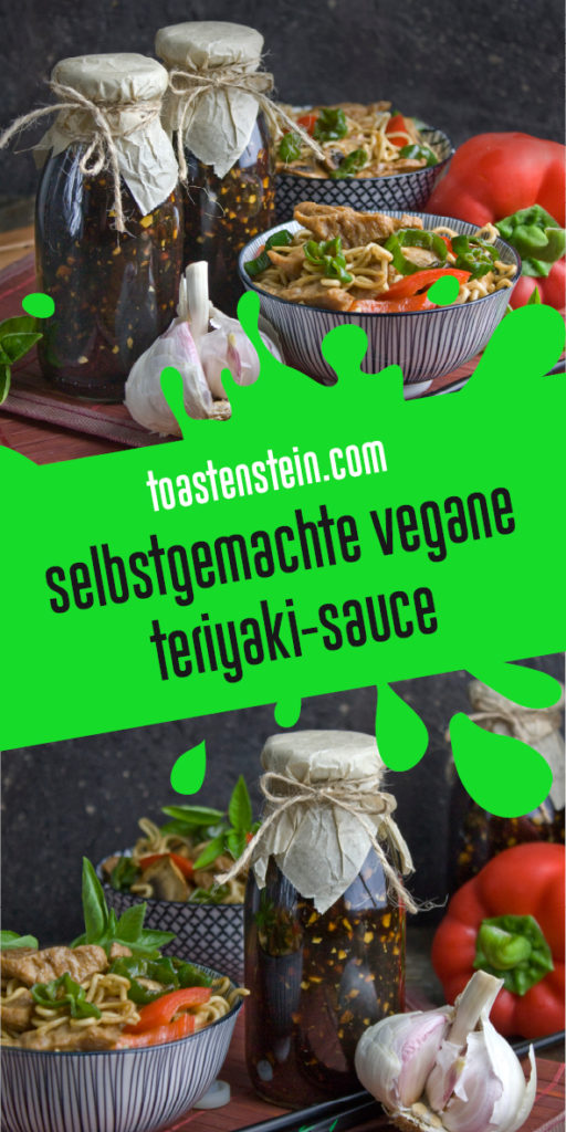 Selbstgemachte vegane Teriyaki-Sauce | Toastenstein