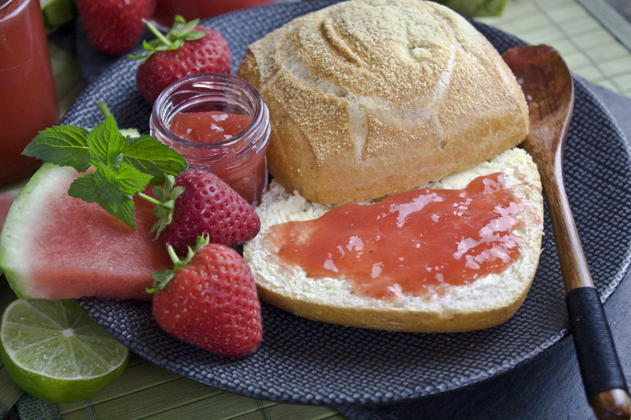 Erdbeer-Wassermelonen-Marmelade - Toastenstein.com