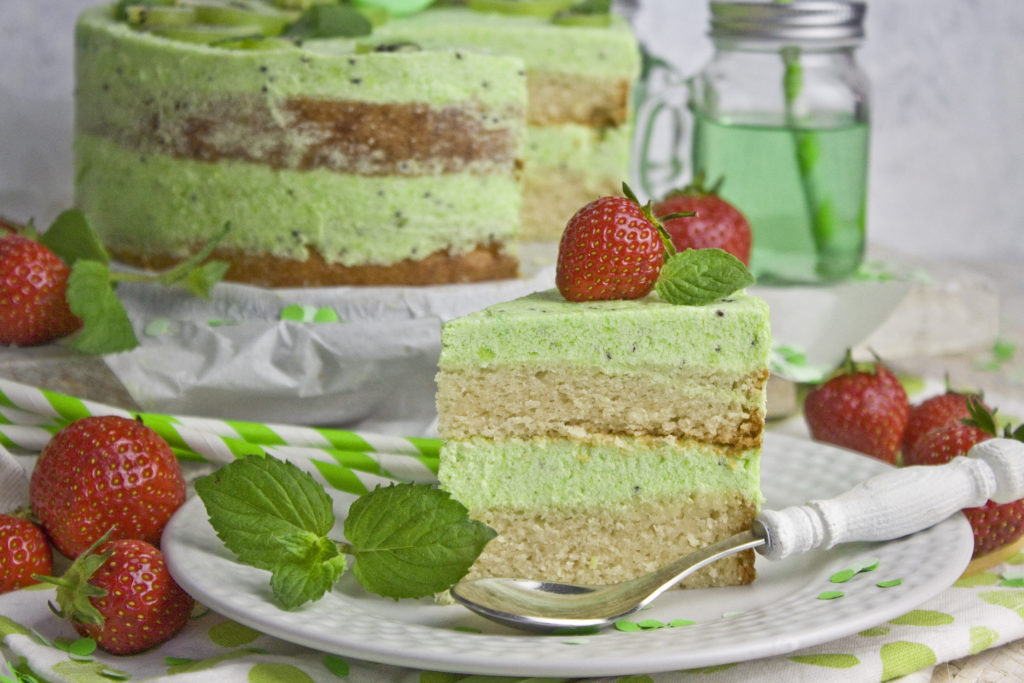 Kiwi-Melonen-Torte – Happy Birthday!