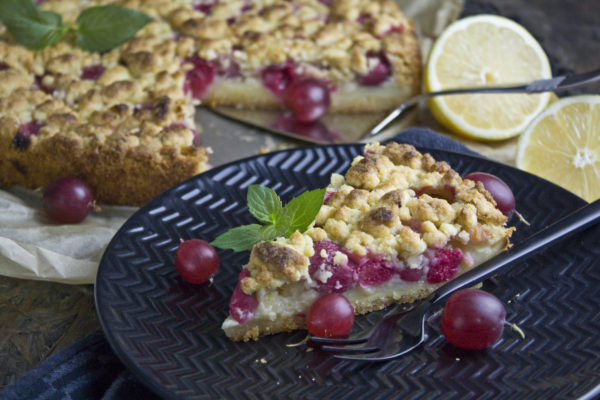 Stachelbeer-Streuselkuchen mit Pudding | Toastenstein Stachelbeer-Streuselkuchen mit Pudding | Toastenstein
