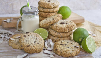 Copacabana-Crunch - Kokos-Limetten-Cookies | Toastenstein