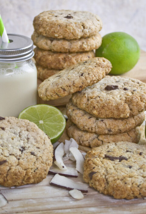 Copacabana-Crunch - Kokos-Limetten-Cookies | Toastenstein