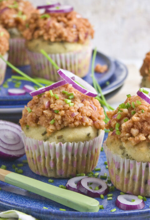 Vegane Mettbrötchen-Muffins | Toastenstein