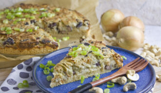 Fenchel-Zwiebel-Kuchen mit Kidney-Bohnen | Toastenstein