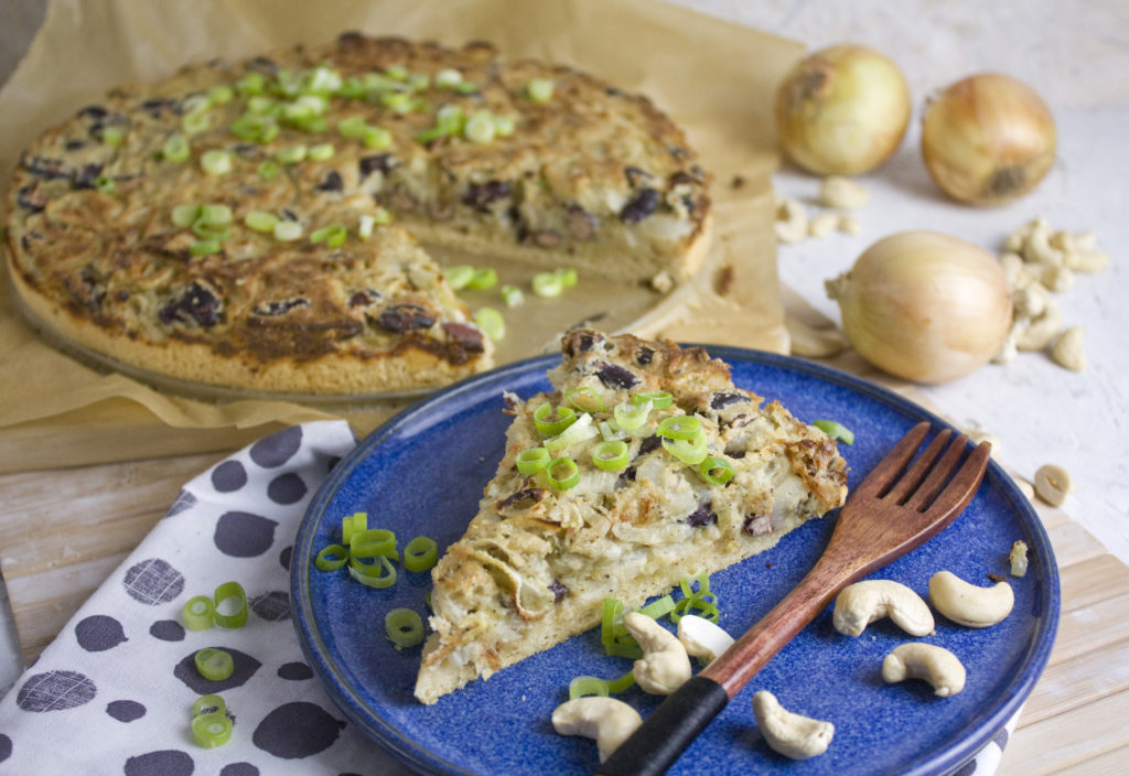 Fenchel-Zwiebel-Kuchen mit Kidney-Bohnen | Toastenstein