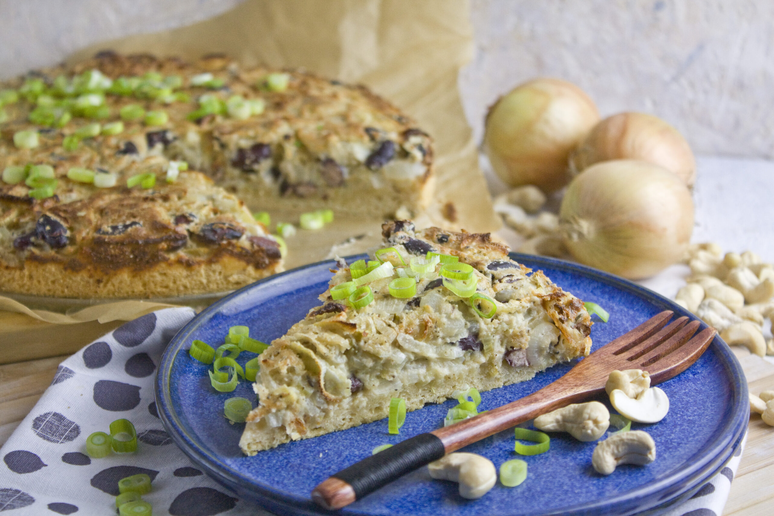 Fenchel-Zwiebel-Kuchen mit Kidneybohnen - Toastenstein.com