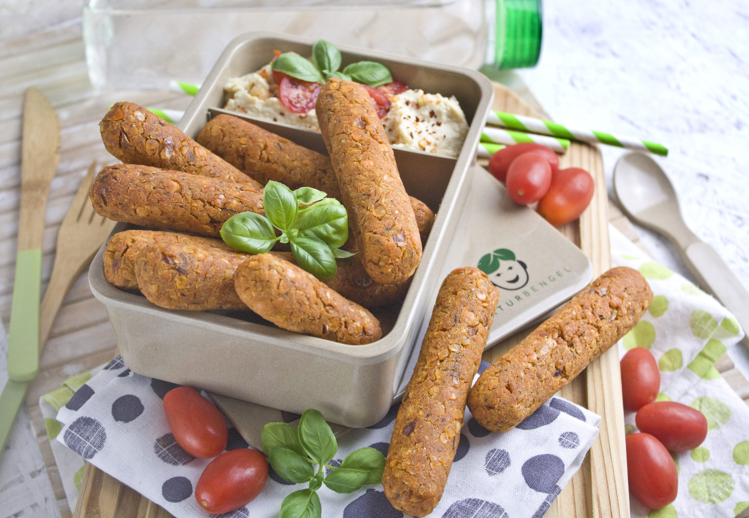 Linsen-Polenta-Sticks aus dem Ofen | Toastenstein