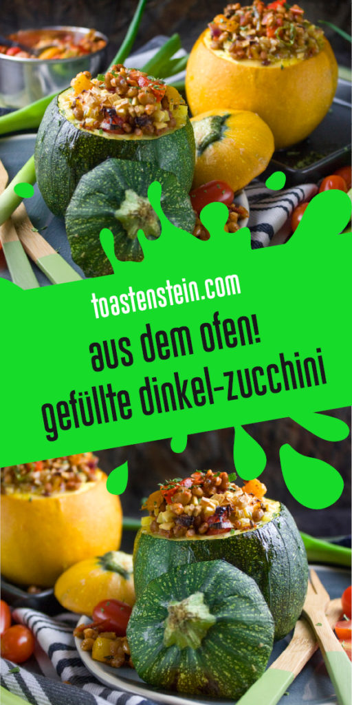 Gefüllte Dinkel-Zucchini | Toastenstein