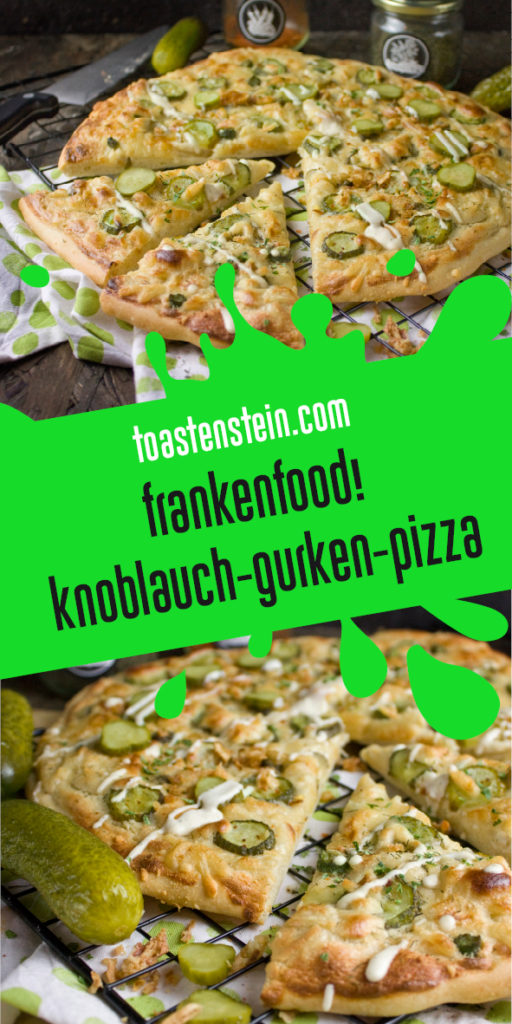 Knoblauch-Gurken-Pizza | Toastenstein