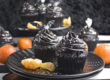 Mitternachts-Cupcakes mit Clementinen [Halloween Edition]