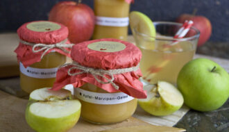 Apfel-Marzipan-Gelee mit Orange | Toastenstein