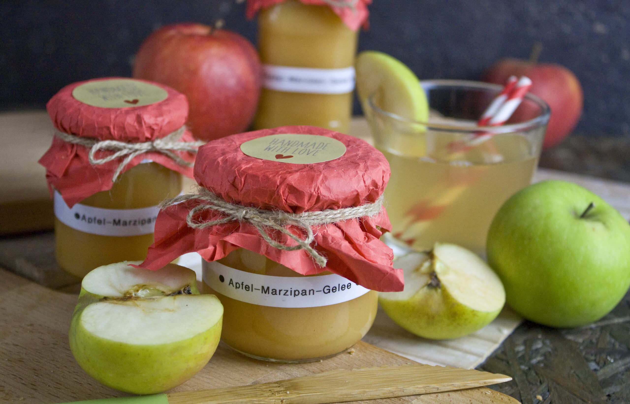 Apfel-Marzipan-Gelee mit Orange - Toastenstein.com