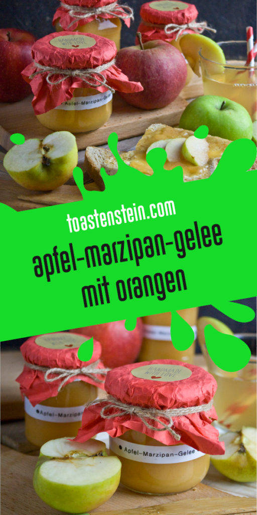 Apfel-Marzipan-Gelee mit Orange | Toastenstein