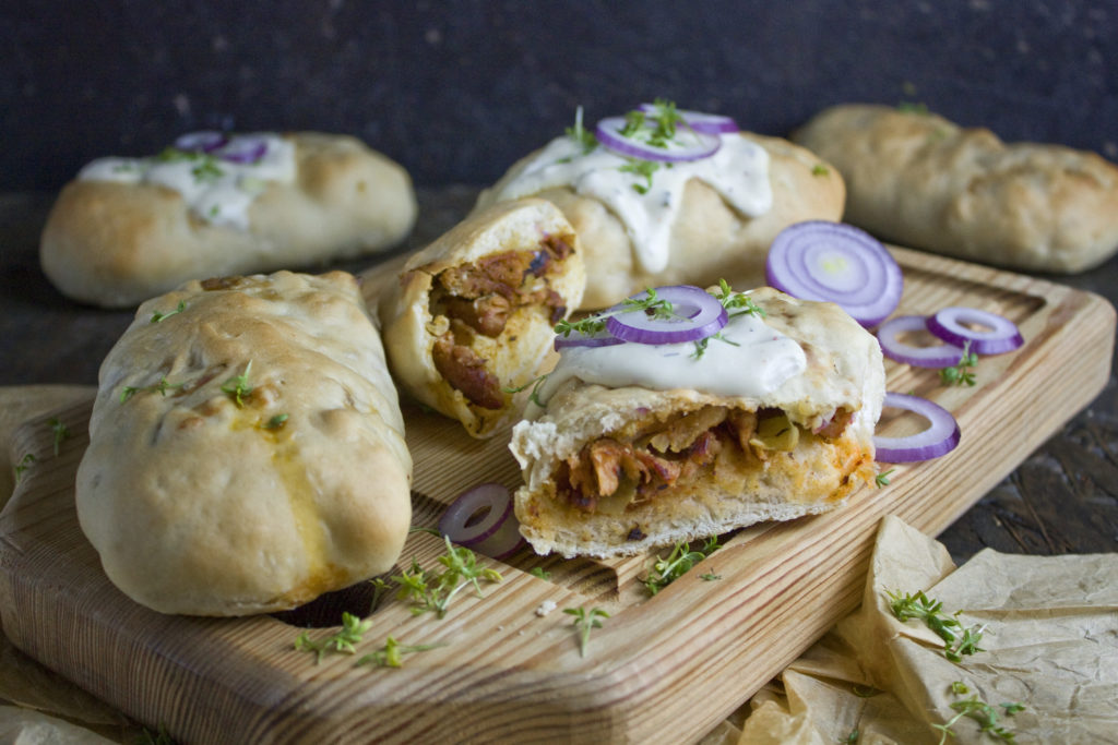 Vegane Gyros-Brötchen | Toastenstein