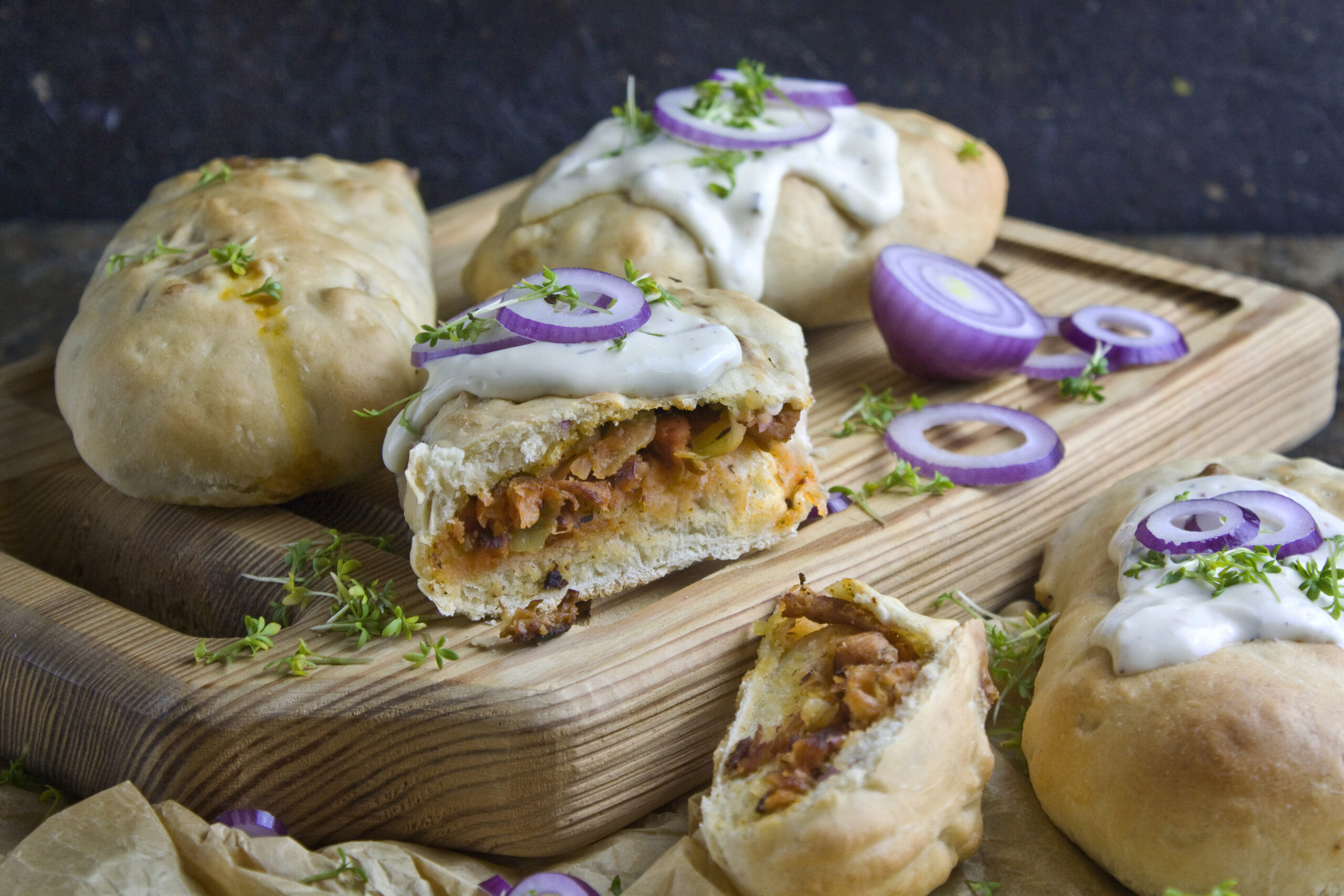 Vegane Gyros-Brötchen | Toastenstein