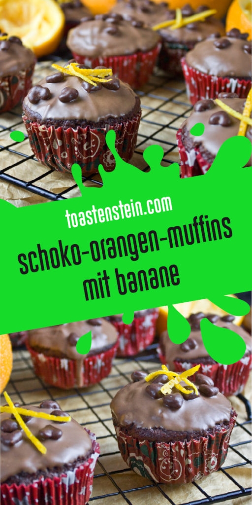 Schoko-Orangen-Muffins mit Banane - Toastenstein.com
