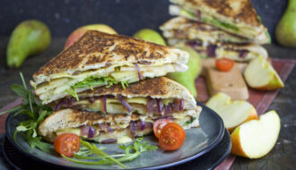 Apfel-Birnen-Grilled Cheese | Toastenstein