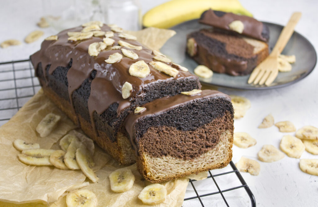 Schoko-Schicht-Bananenbrot | Toastenstein